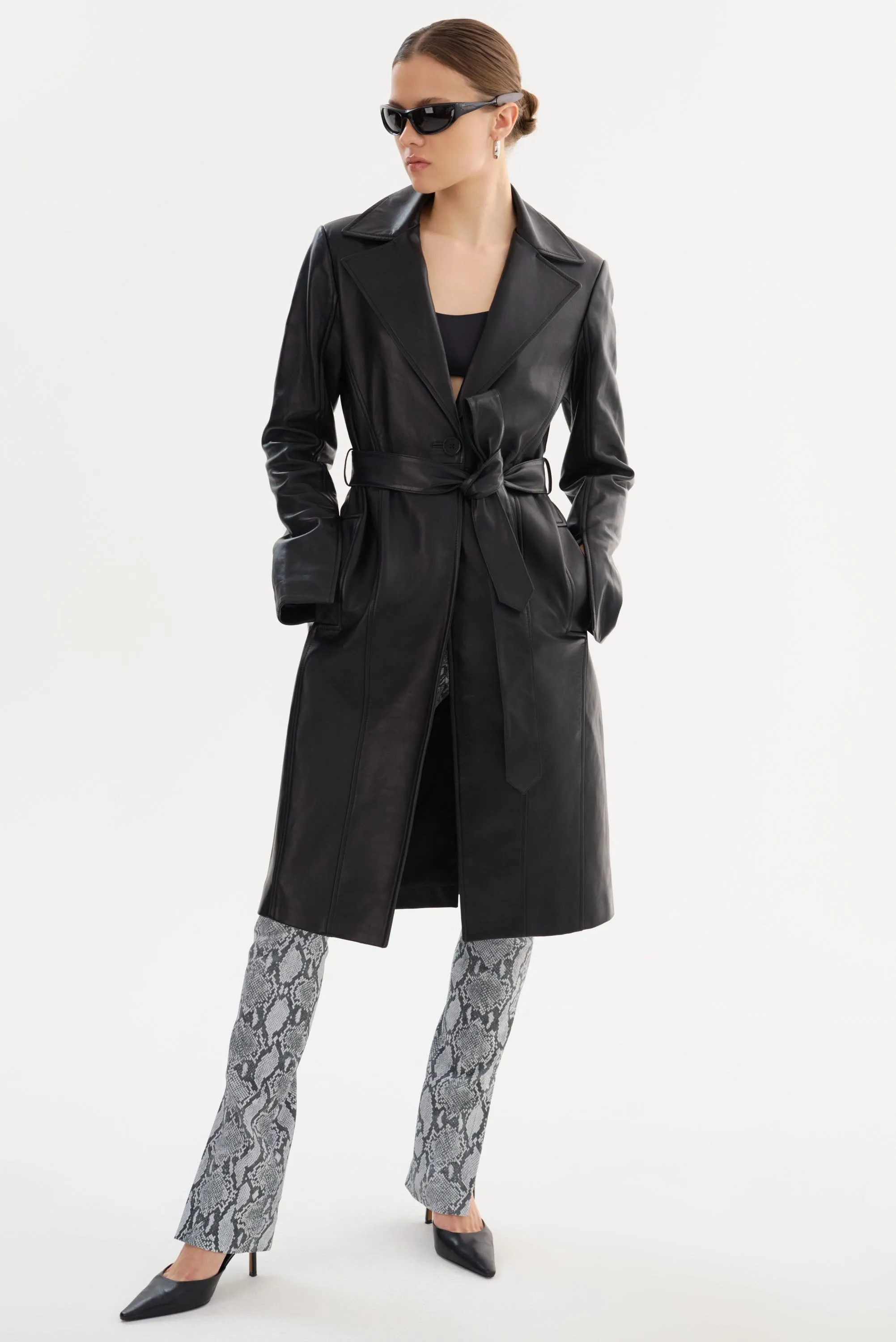 DAWN | Pantalon en Cuir Souple