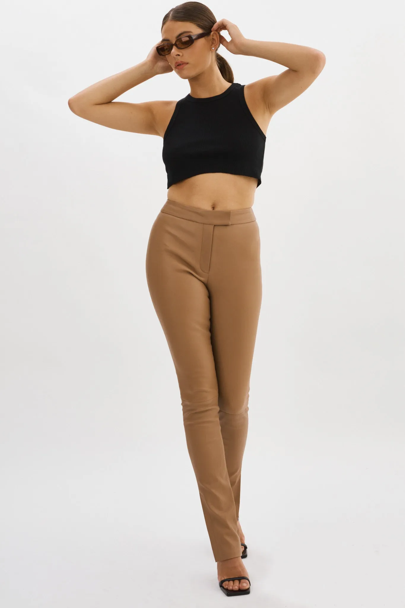 DAWN | Pantalon en Cuir Souple