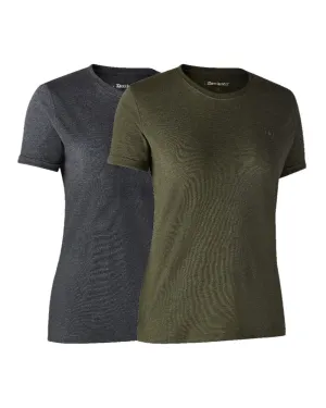T-shirt de base pour femmes Deerhunter - Lot de 2