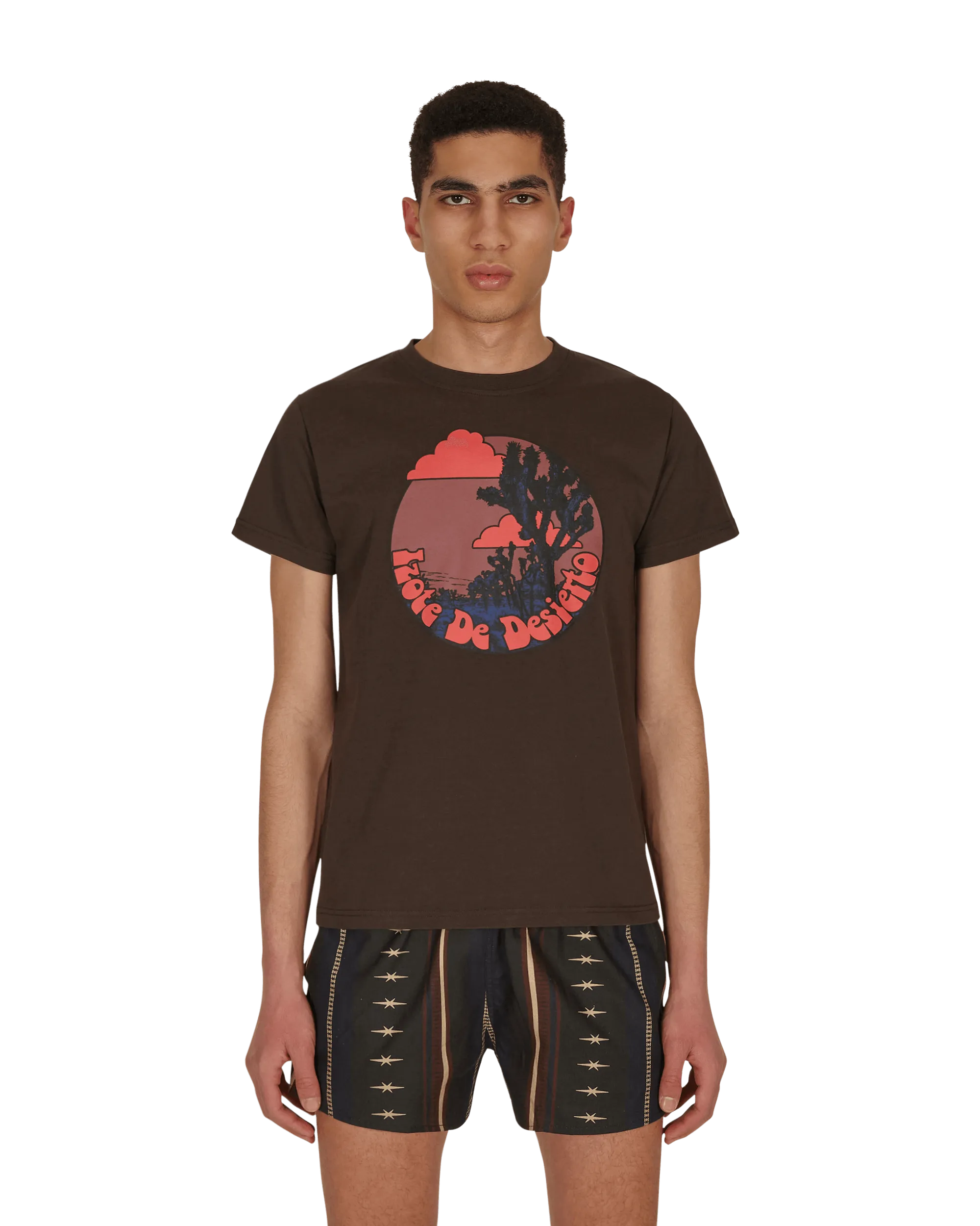 T-shirt Desert Dagger Marron