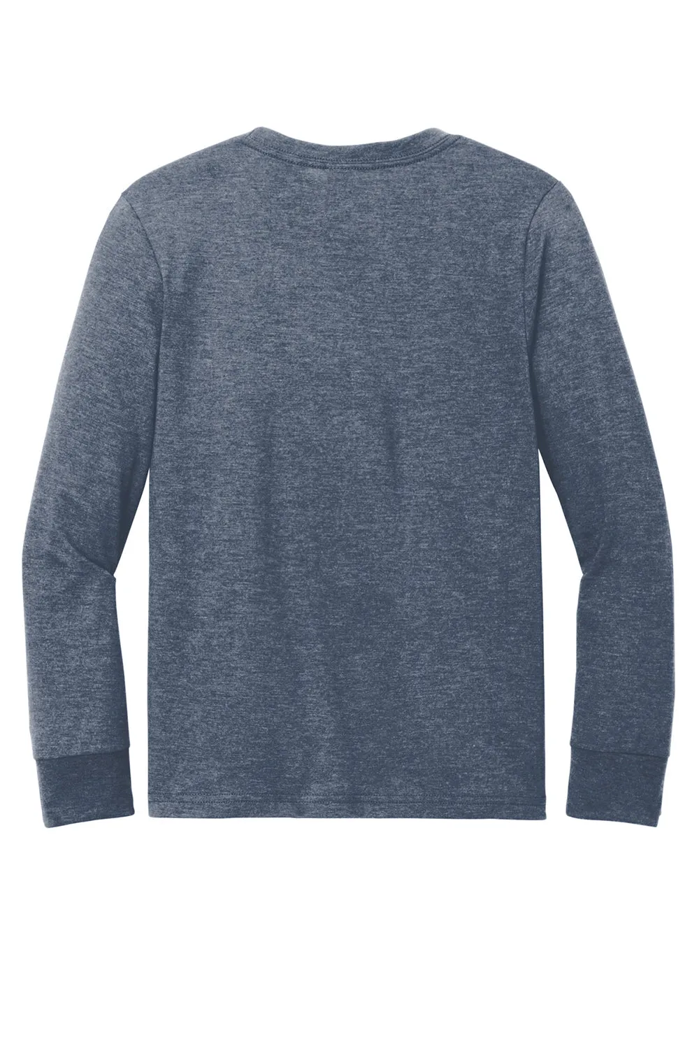 T-shirt à manches longues parfait pour la jeunesse du district - Bleu marine givré