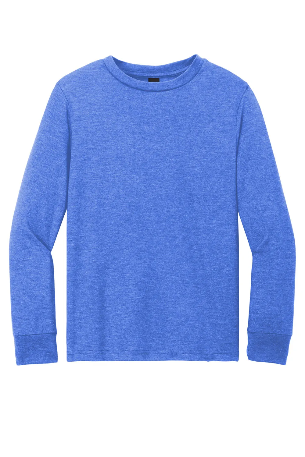 T-shirt à manches longues Perfect Tri pour jeunes du District - Bleu royal givré