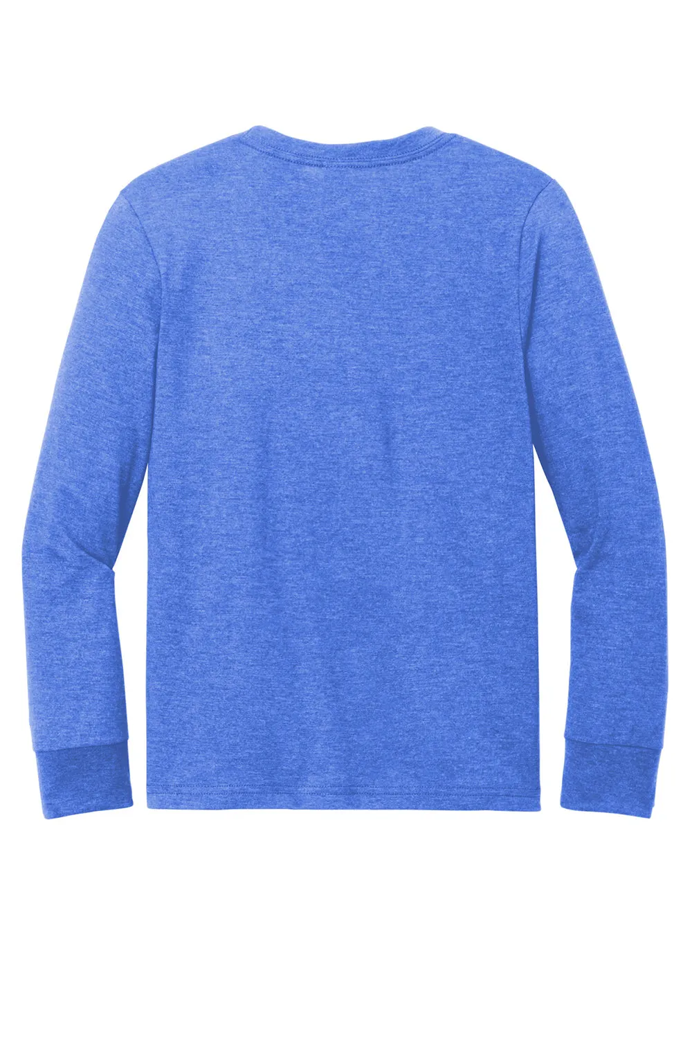T-shirt à manches longues Perfect Tri pour jeunes du District - Bleu royal givré
