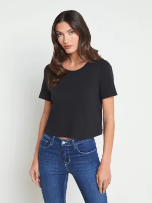Tee court en coton Donna