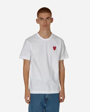 T-shirt Double Cœur Blanc