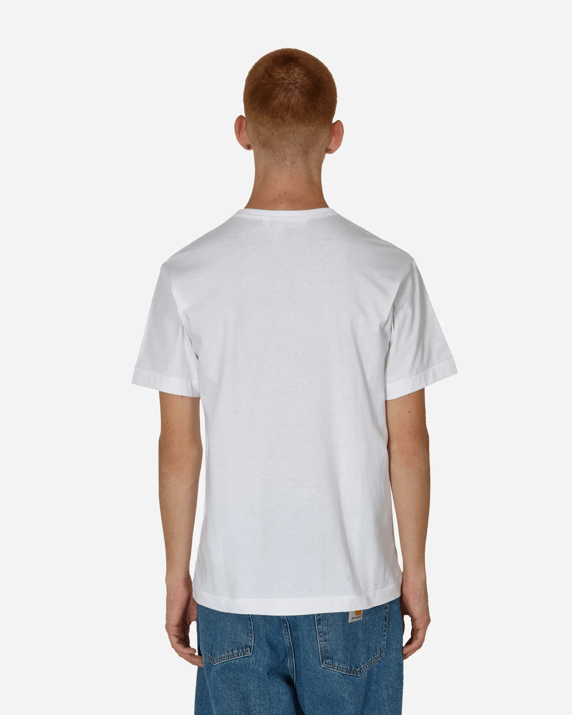 T-shirt Double Cœur Blanc