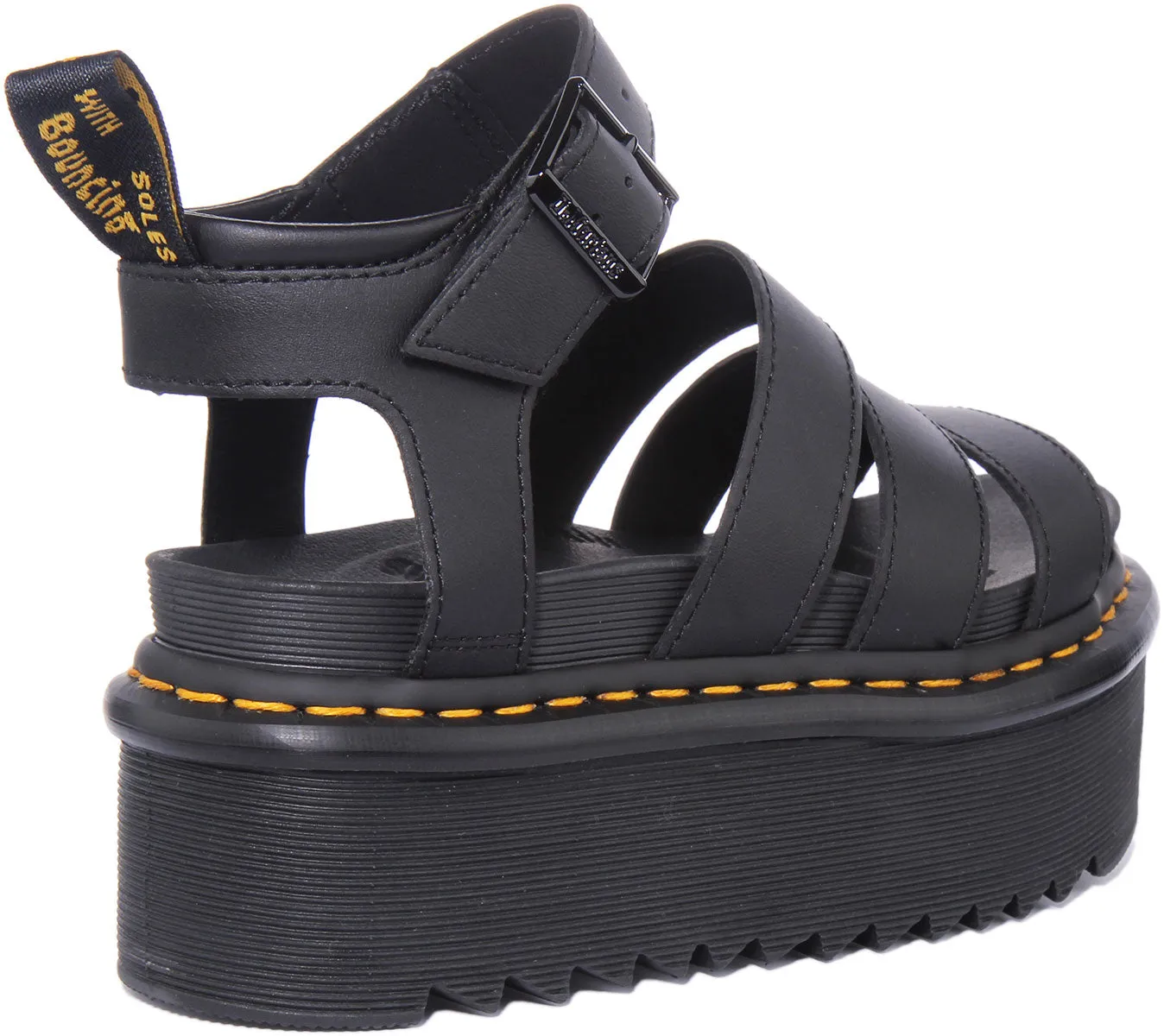 Dr Martens Blaire Quad En Noir Pour Femme Chaussures Dr Martens