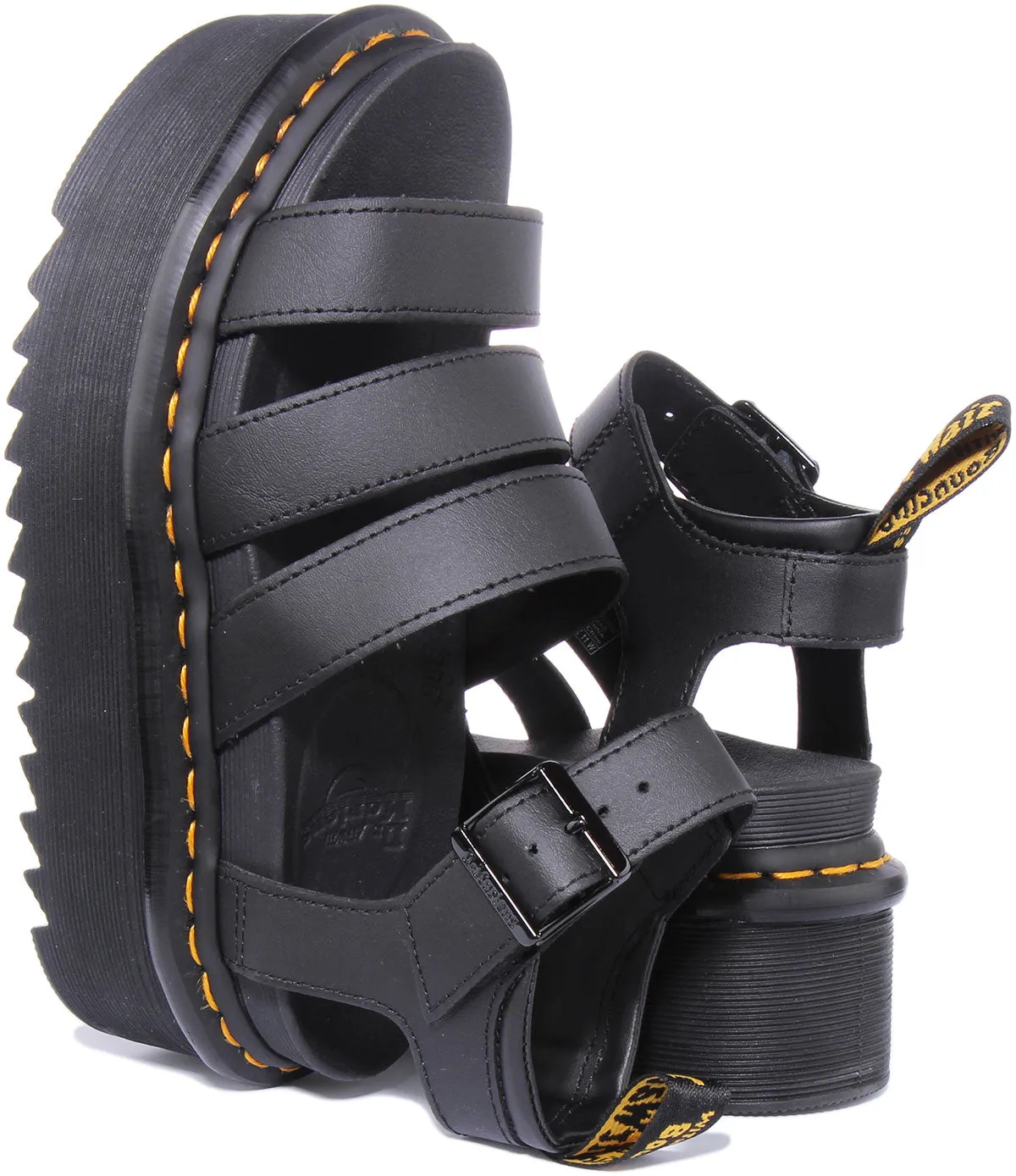 Dr Martens Blaire Quad En Noir Pour Femme Chaussures Dr Martens