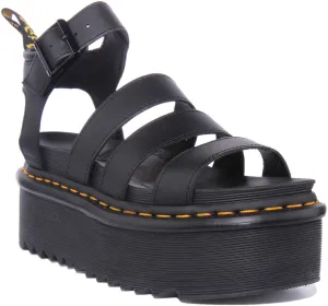 Dr Martens Blaire Quad En Noir Pour Femme Chaussures Dr Martens
