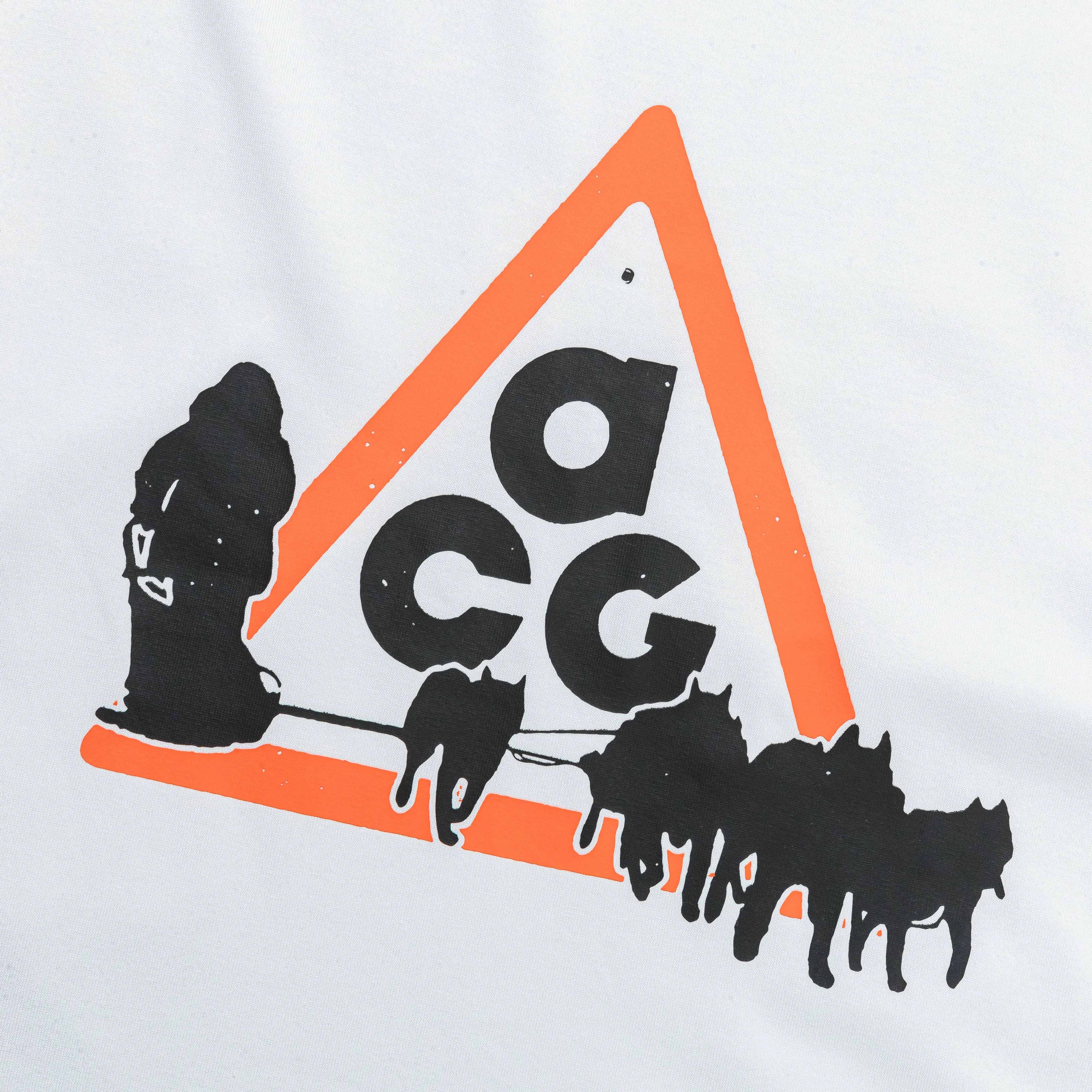 T-shirt manches courtes Dri-FIT 'Traîneau à chiens' - Blanc Summit