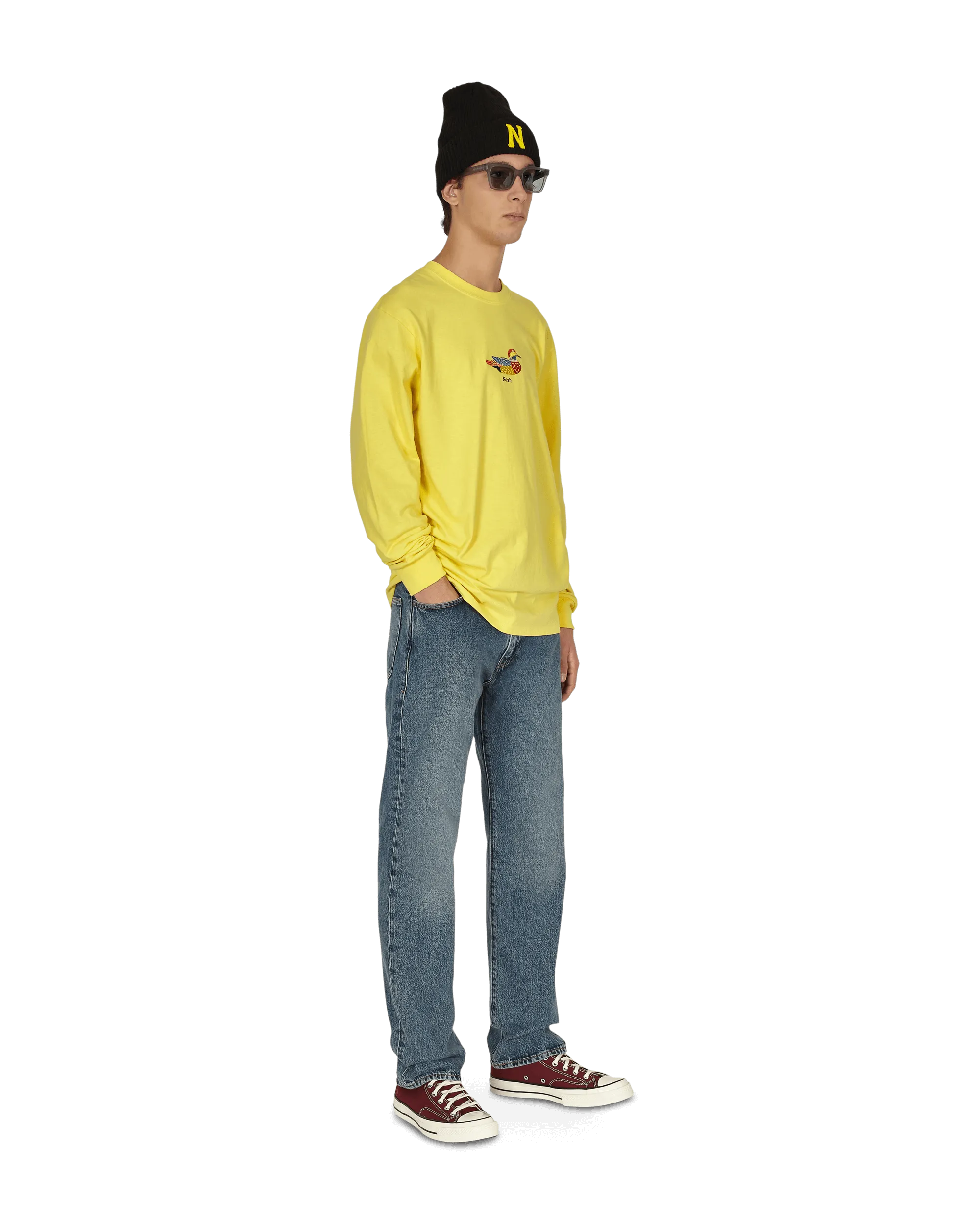 T-shirt manches longues Duck Jaune