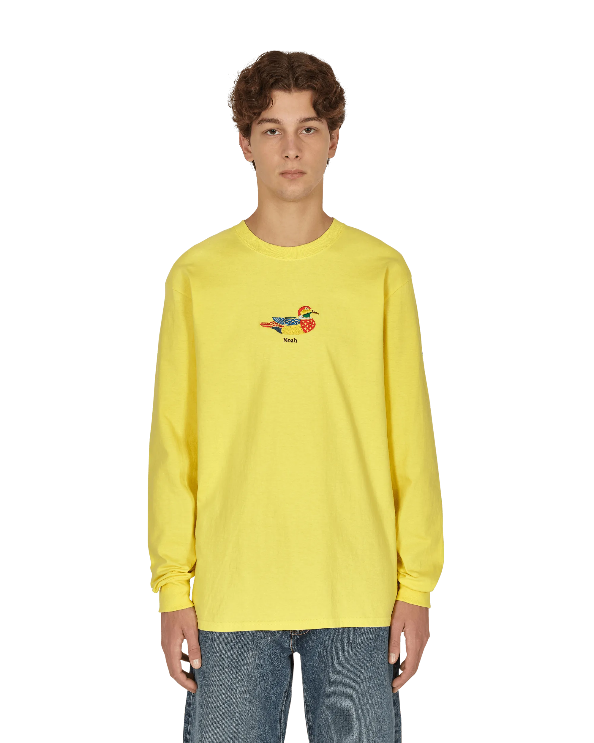 T-shirt manches longues Duck Jaune