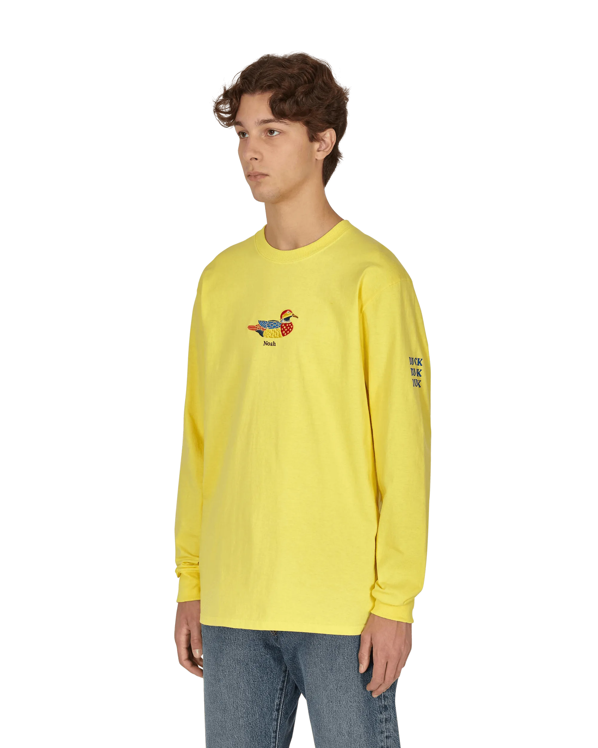 T-shirt manches longues Duck Jaune