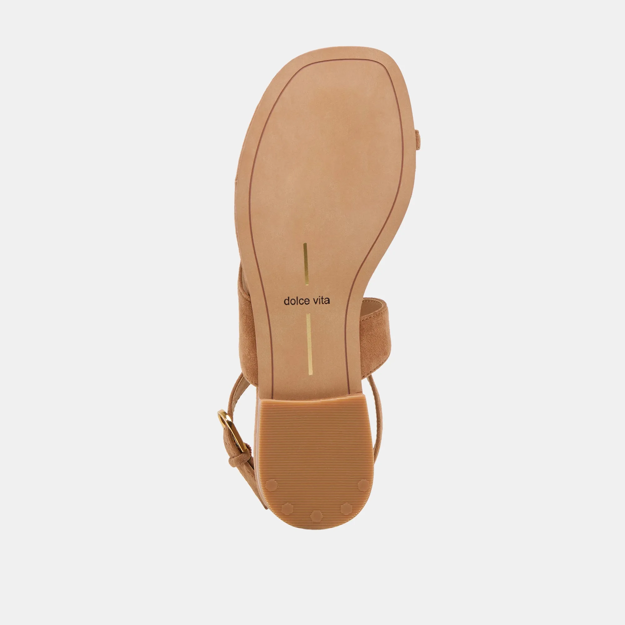 SANDALES EARLA EN DAIM BRUN