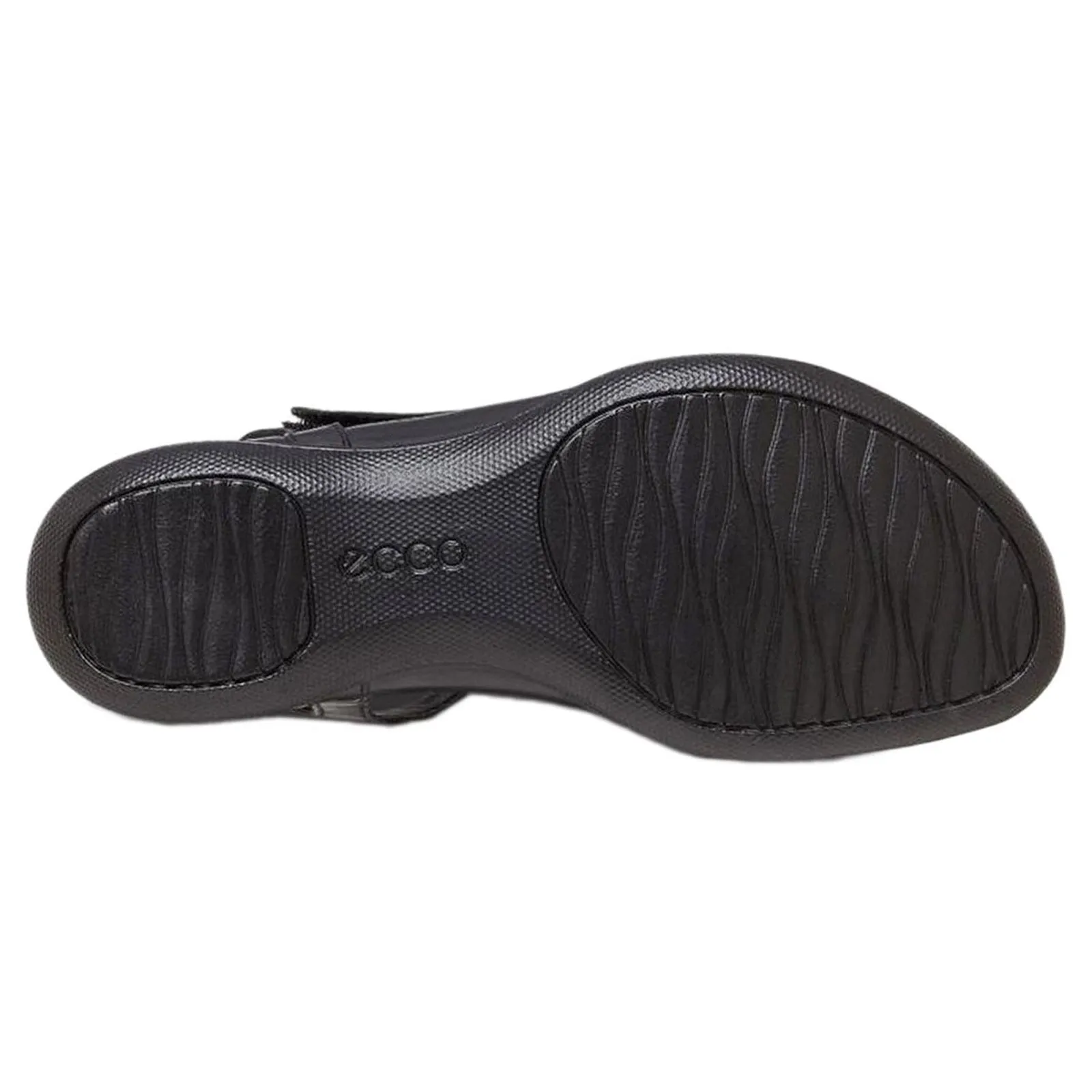 Ecco Flash Leather Sandales plates pour femme Ecco