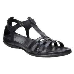 Ecco Flash Leather Sandales plates pour femme Ecco