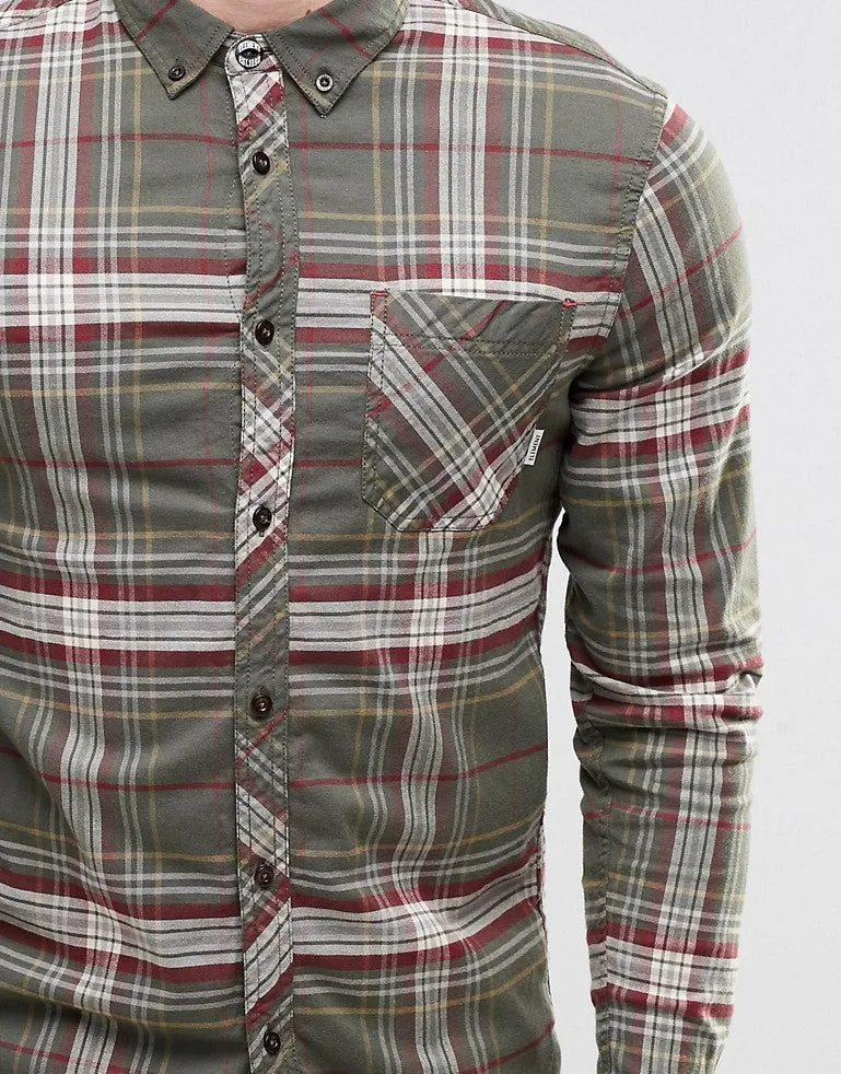Chemise en flanelle à carreaux Buffalo Element en coupe régulière