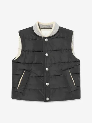 Gilet matelassé Eleventy Boys en bleu