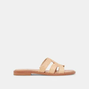 EMON SANDALES LT RAFFIA NATUREL