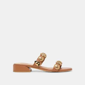 SANDALES FARROW EN CUIR SADDLE