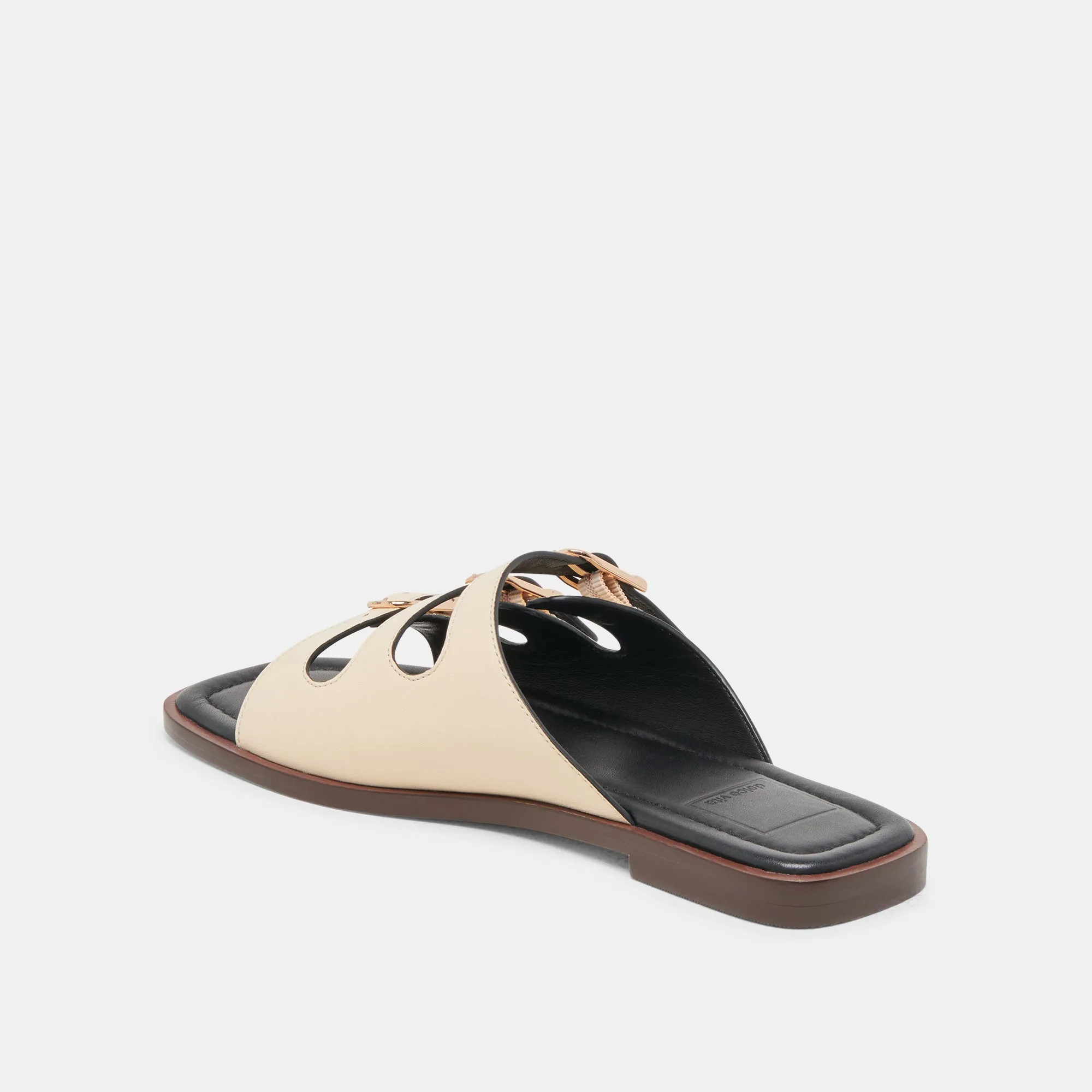 SANDALES FIN EN CUIR BONE