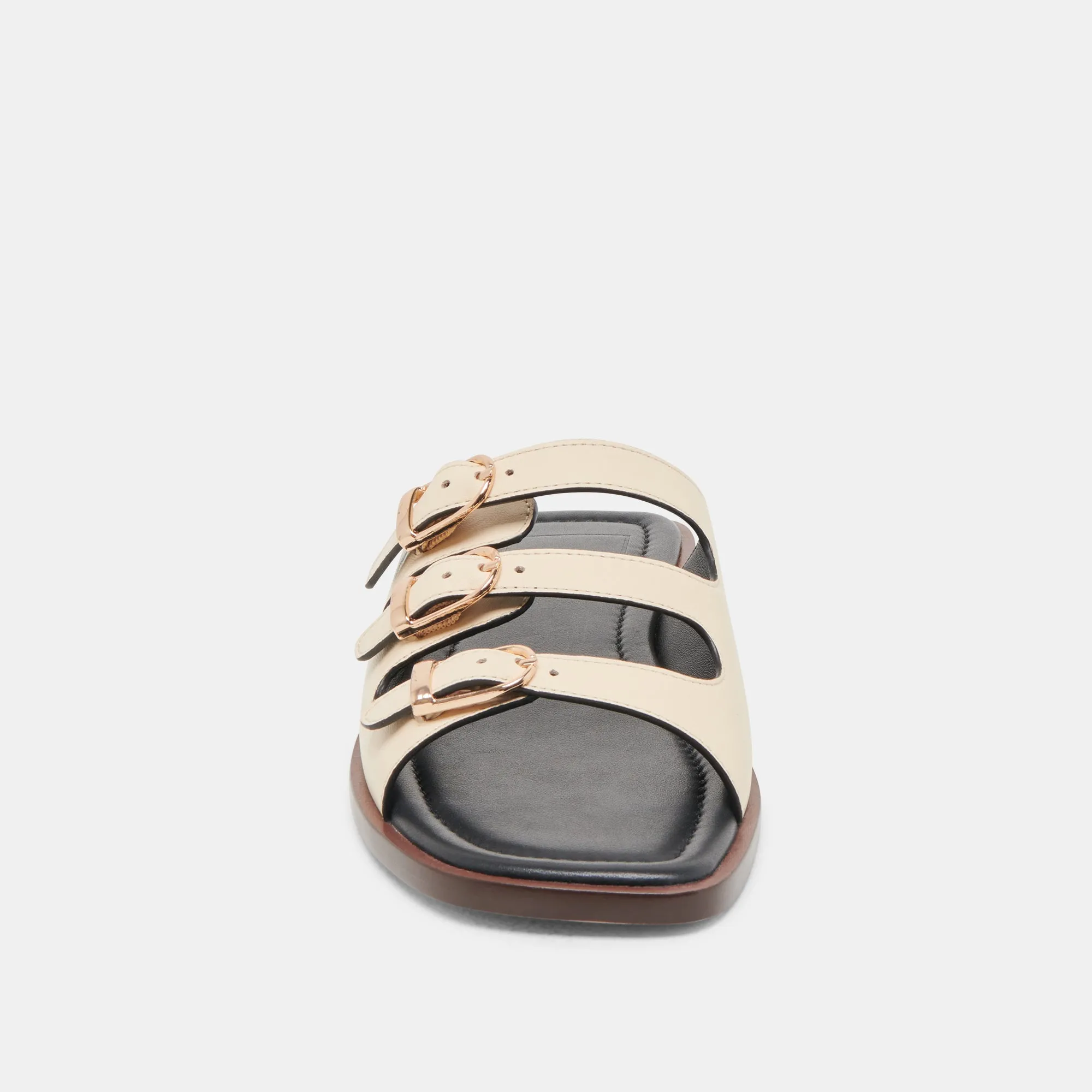 SANDALES FIN EN CUIR BONE