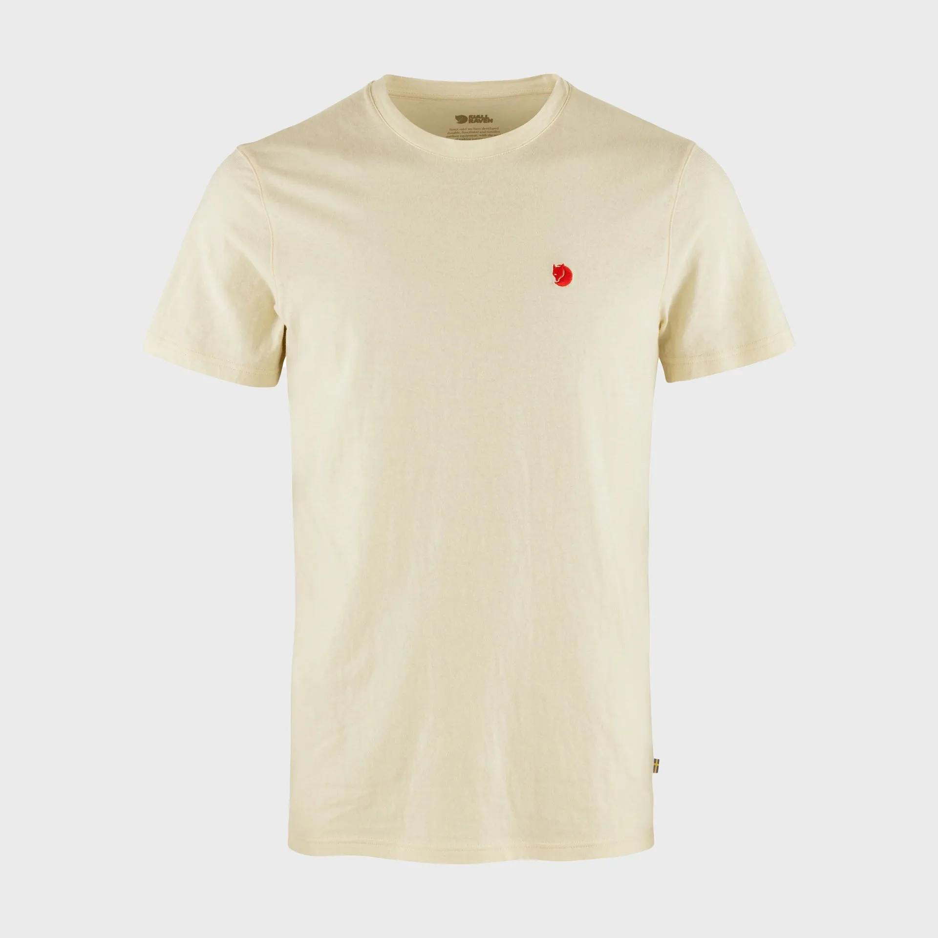 T-shirt pour homme Fjallraven en mélange de chanvre - Blanc craie