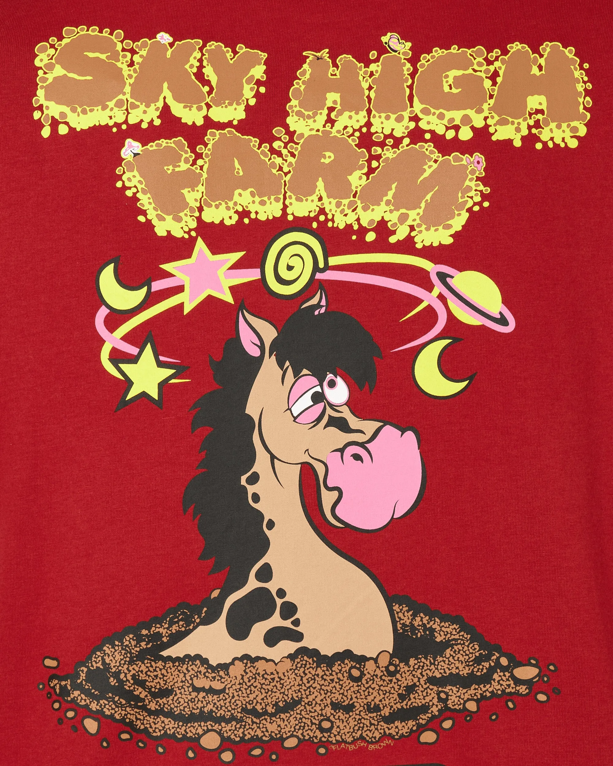 T-shirt imprimé Flatbush Rouge