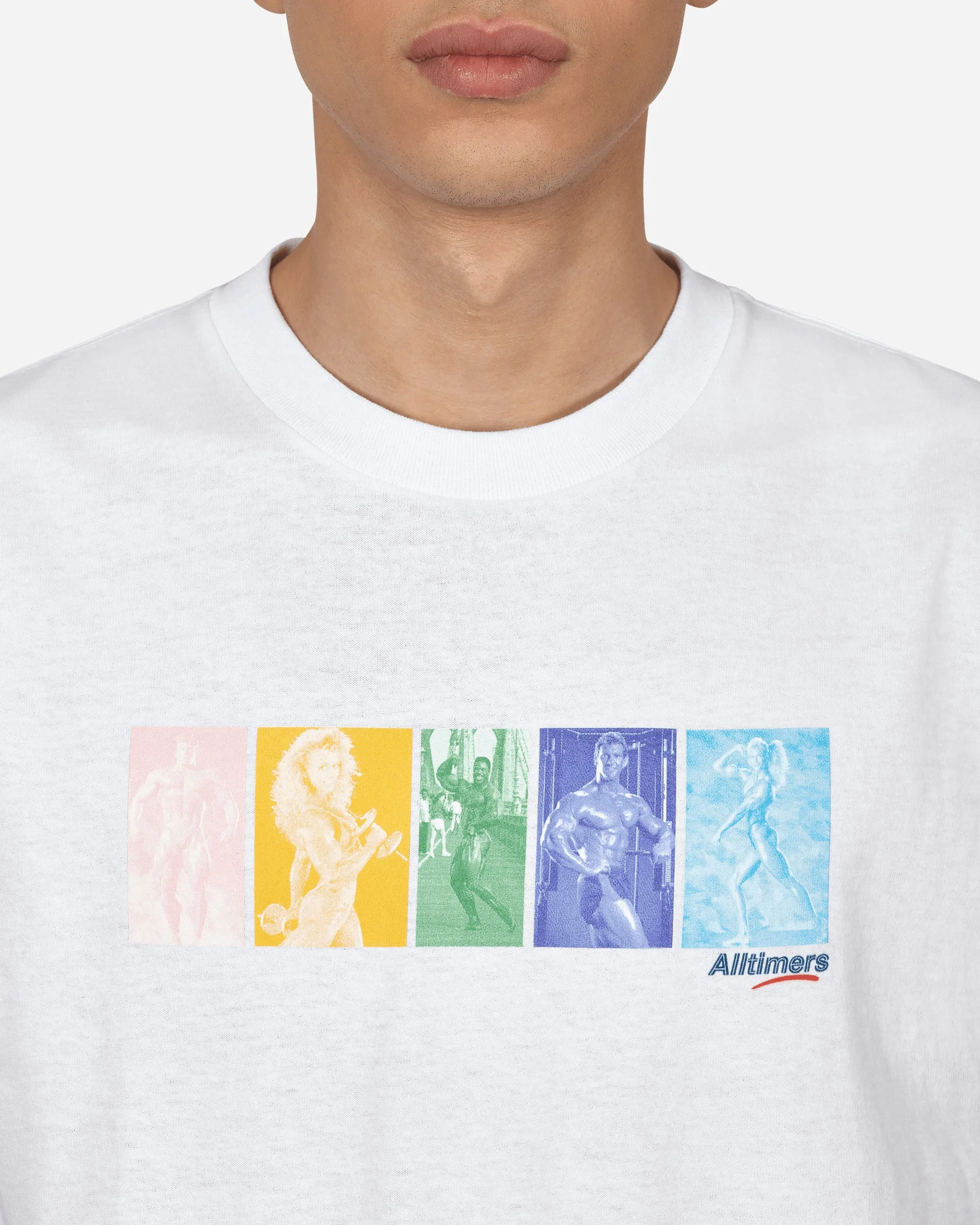 T-shirt extensible blanc