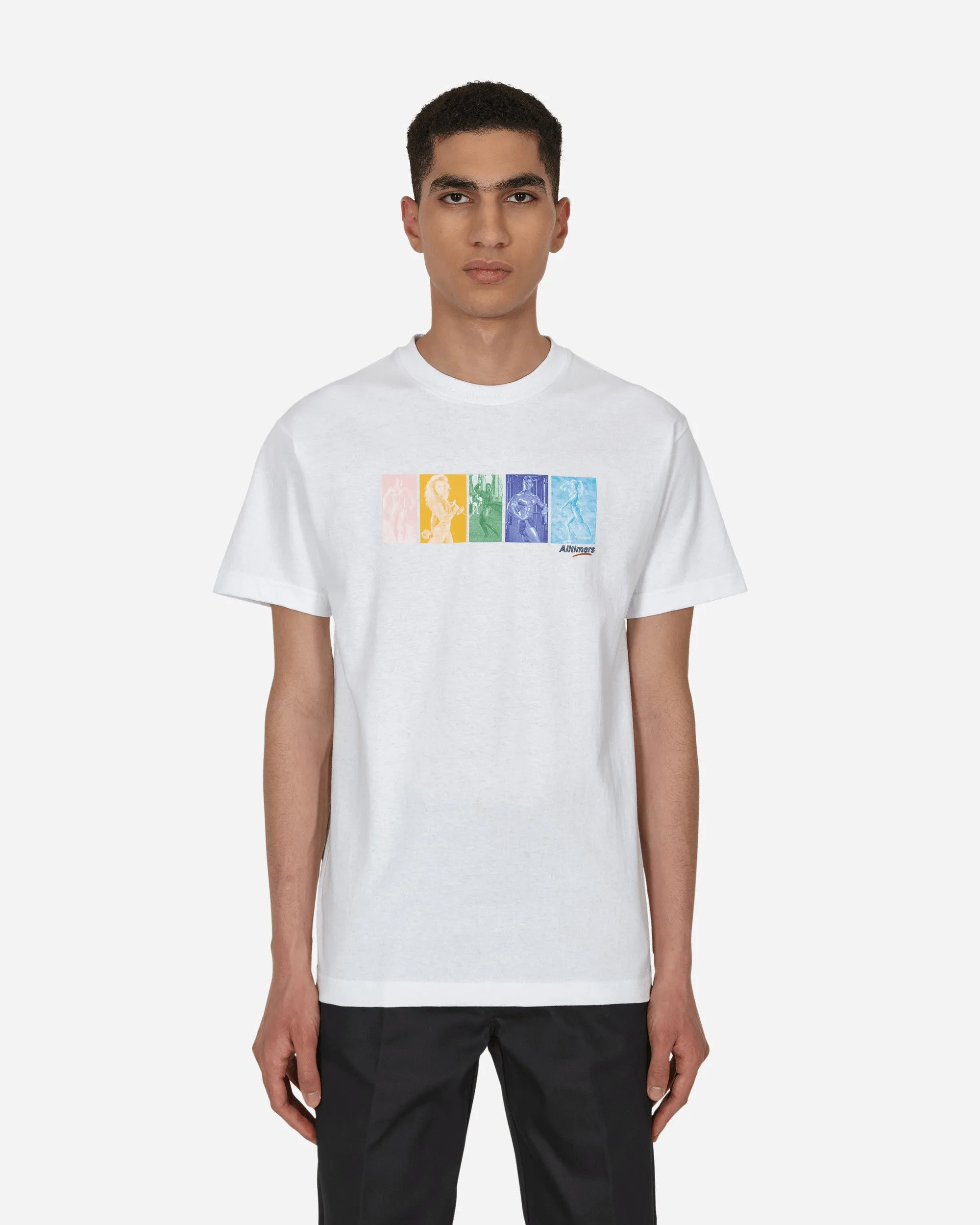T-shirt extensible blanc