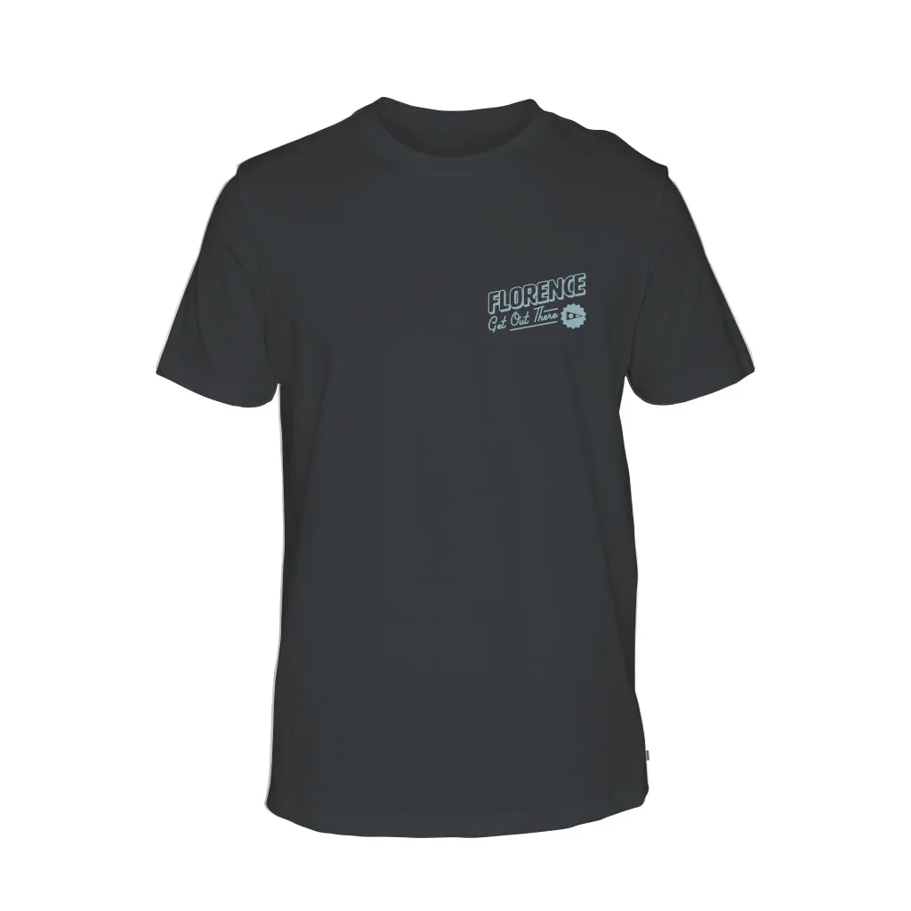 T-shirt Longshoreman pour Homme Florence Marine - Charbon