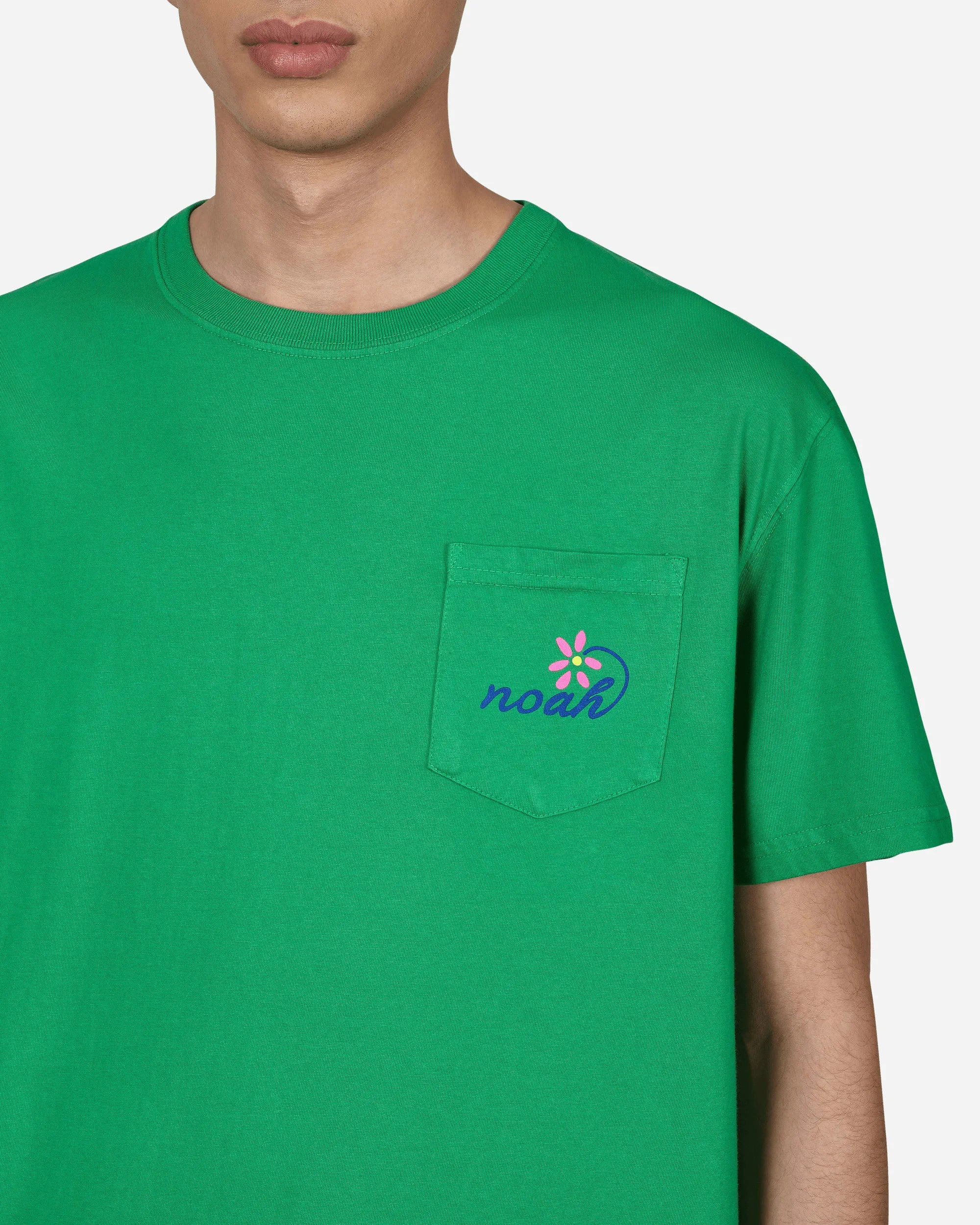 T-shirt poche Fleuriste Vert