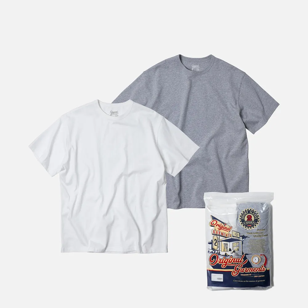 FrizmWorks T-shirt sportif OG 2 pièces - Blanc/Gris