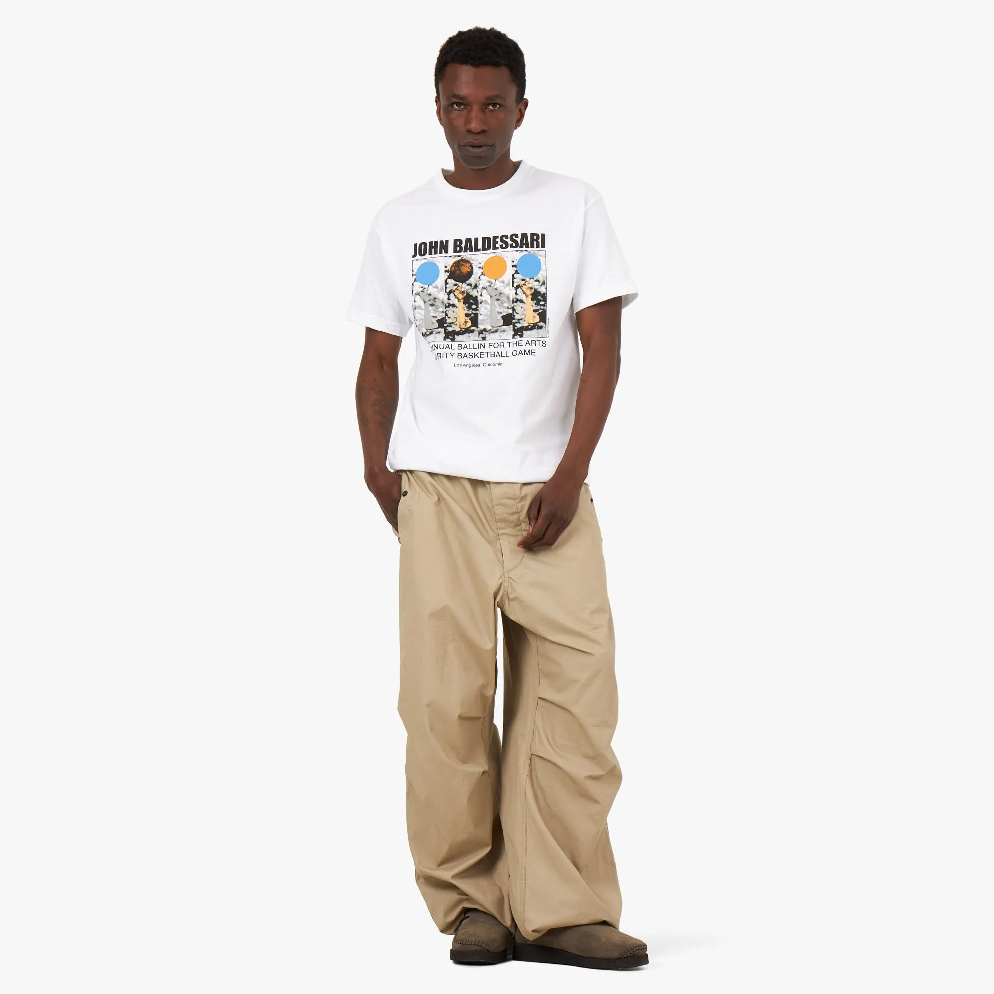 T-shirt Full Court Press Baldesarri / Blanc
