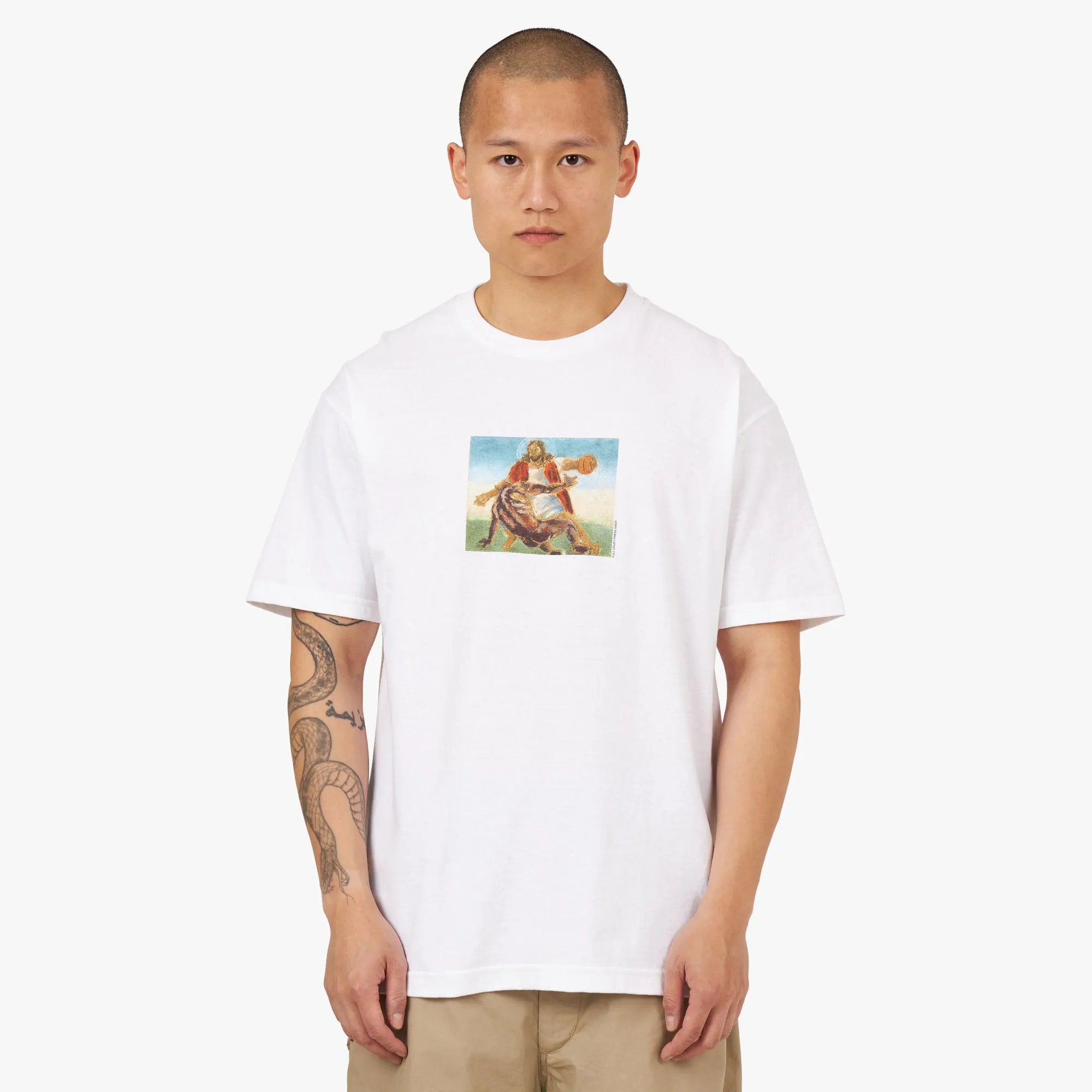 T-shirt Full Court Press Crossover / Blanc