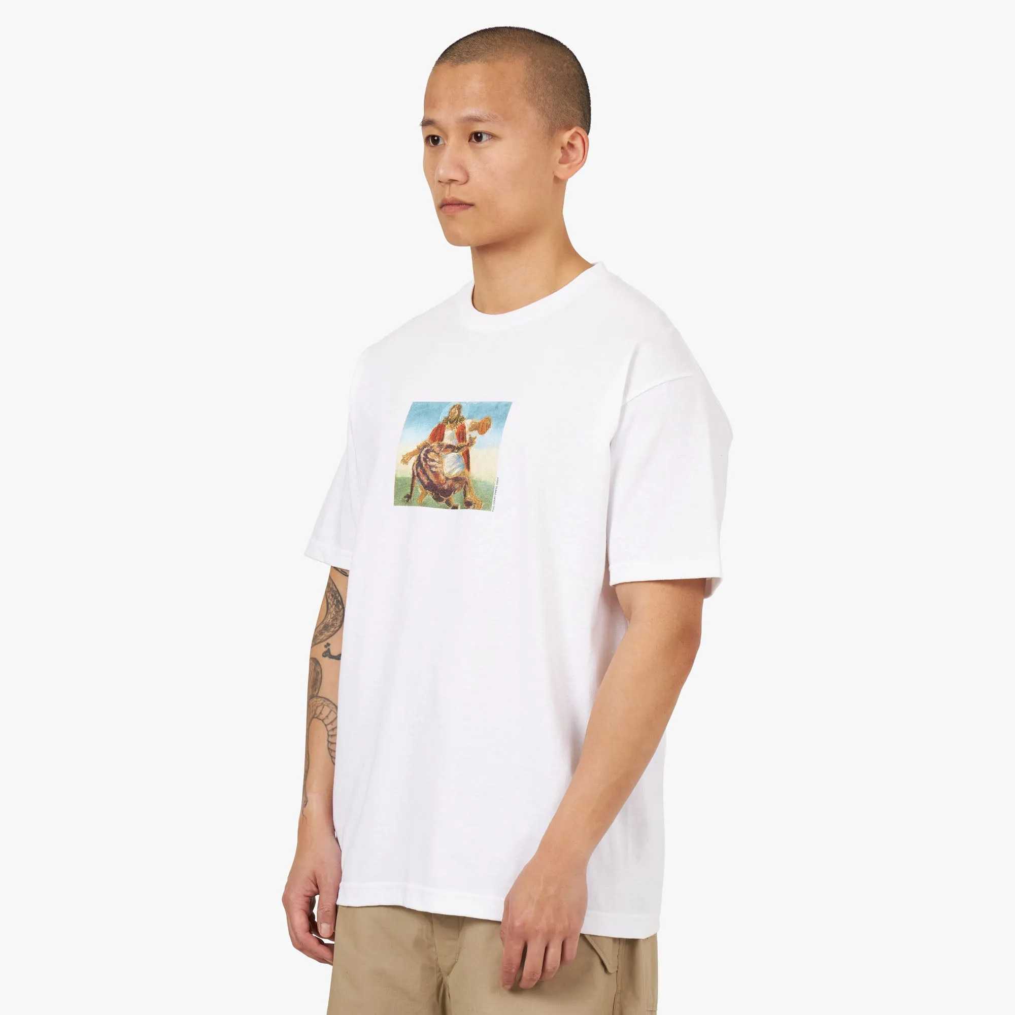 T-shirt Full Court Press Crossover / Blanc