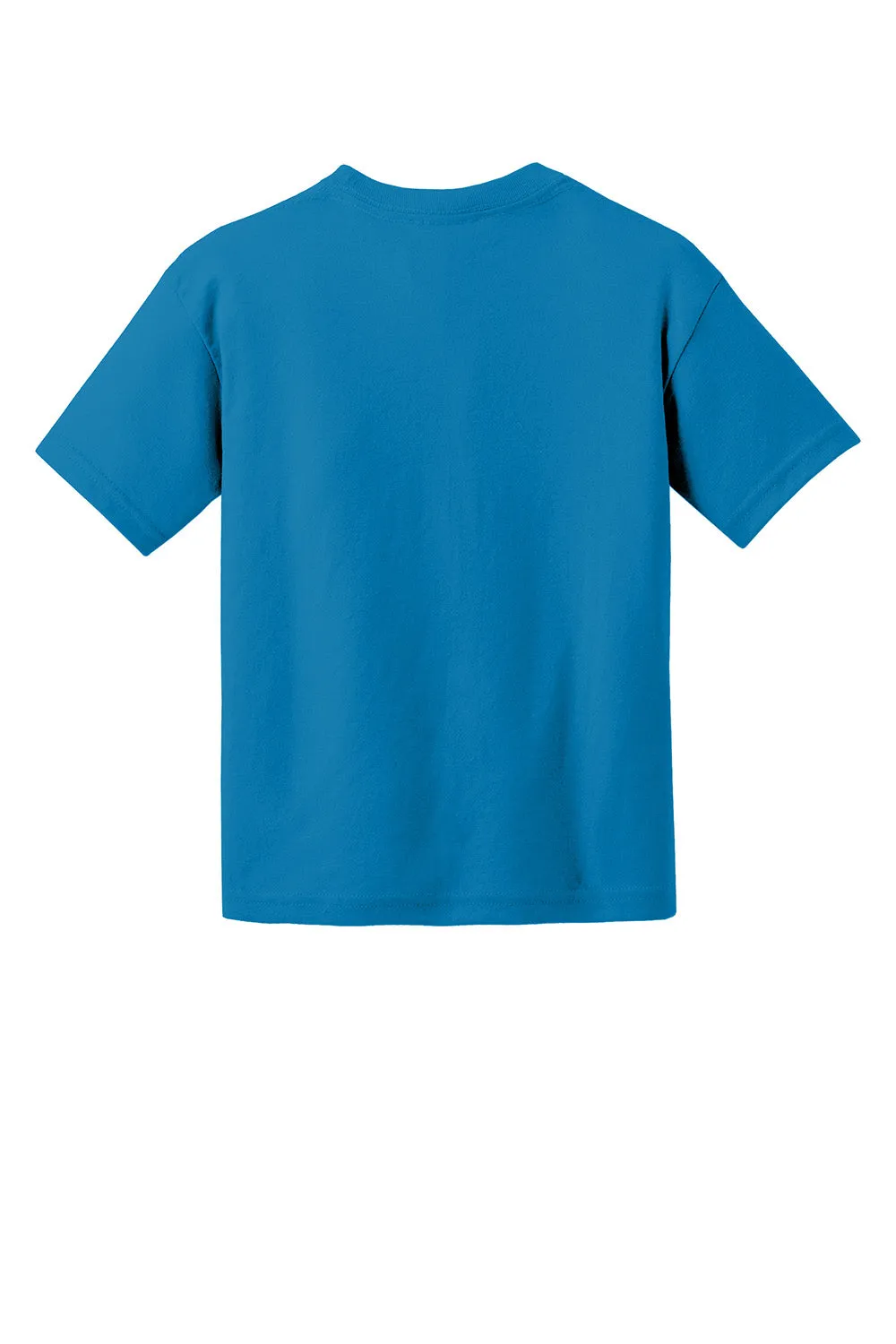 T-shirt à manches courtes et col rond pour jeunes Gildan DryBlend absorbant l'humidité - Bleu saphir