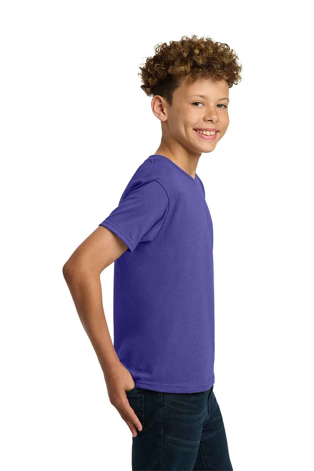 T-shirt à manches courtes pour jeunes Gildan - Bleu cobalt