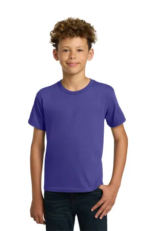 T-shirt à manches courtes pour jeunes Gildan - Bleu cobalt