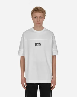 T-Shirt Oversize Goth Imprimé Blanc
