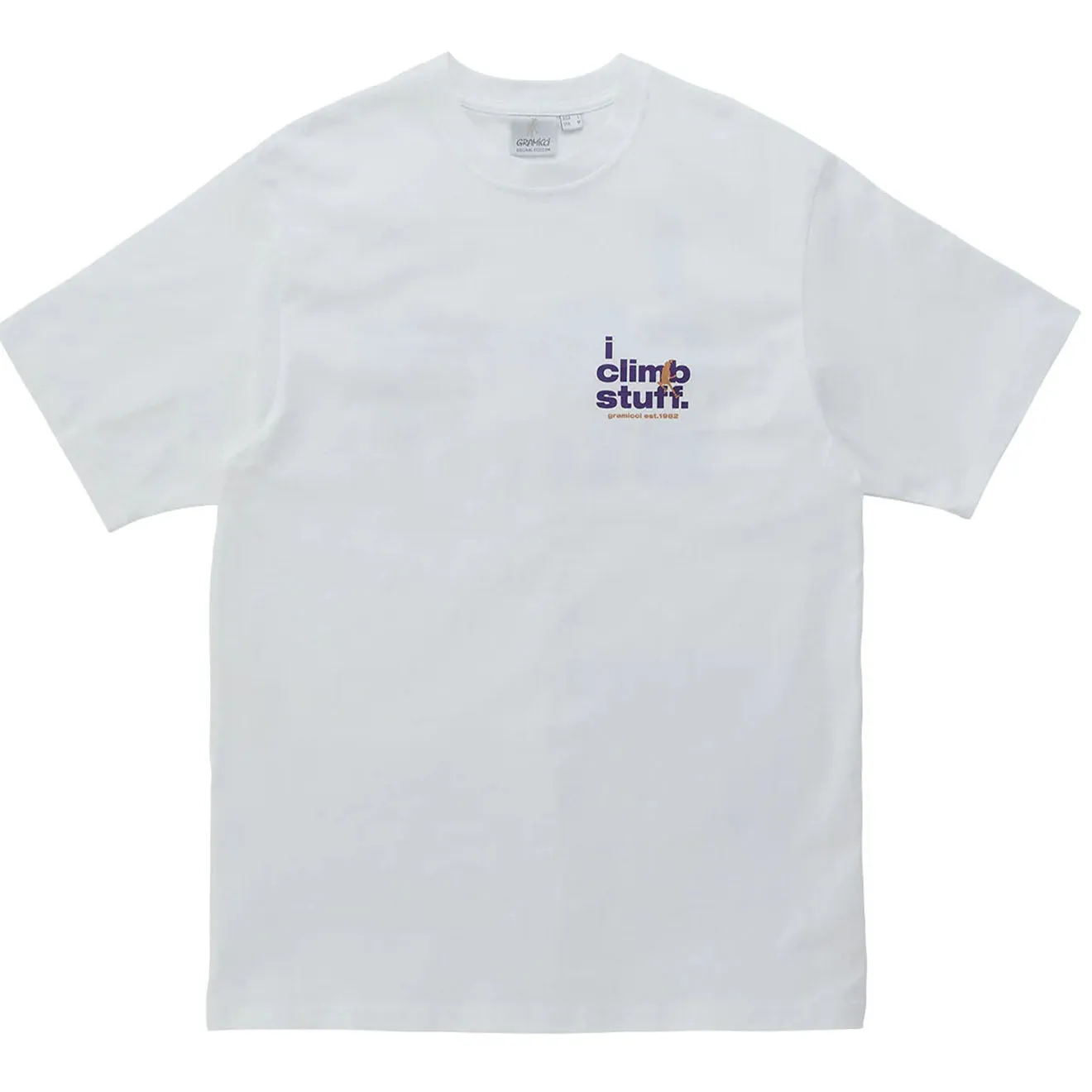 T-shirt Gramicci I Climb Stuff Blanc