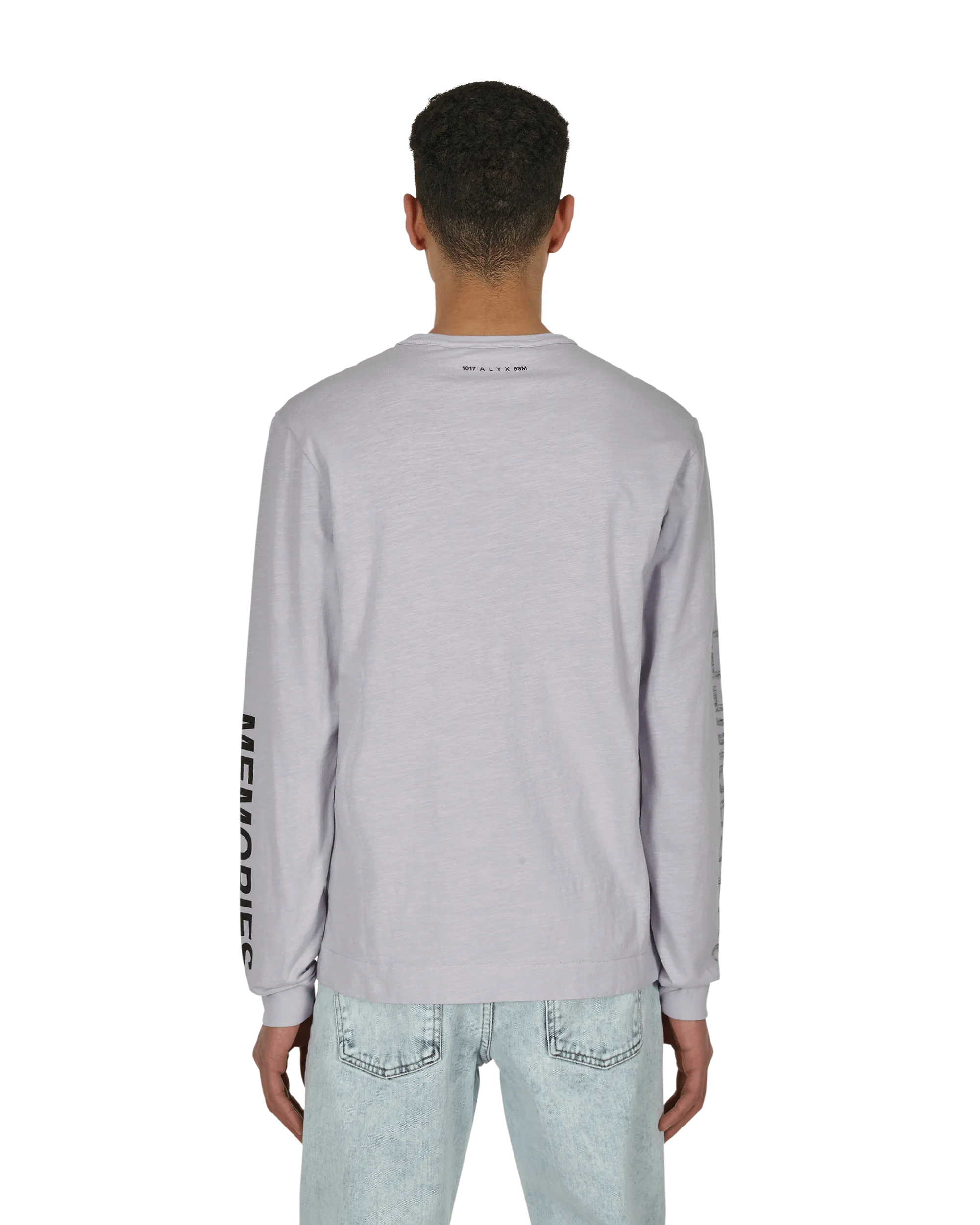 T-shirt manches longues graphique violet