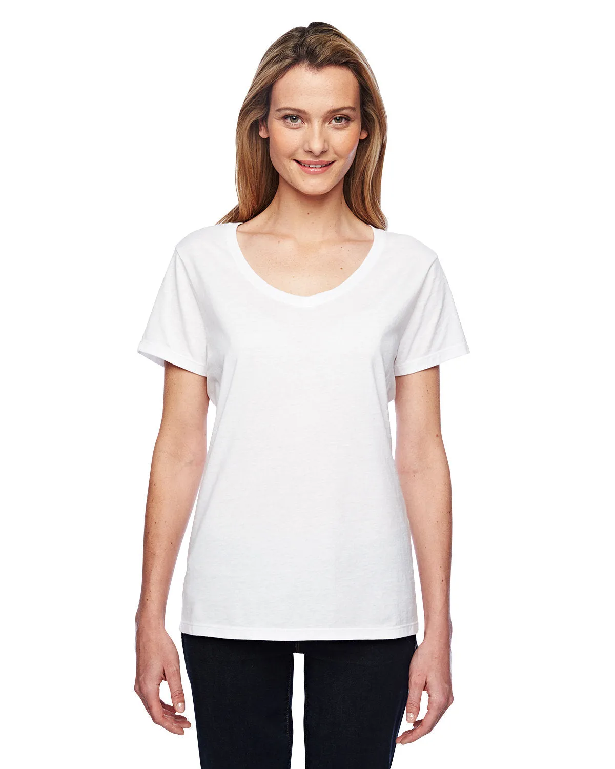 Hanes 42V0 Décolleté en V Performance X-Temp pour Femmes