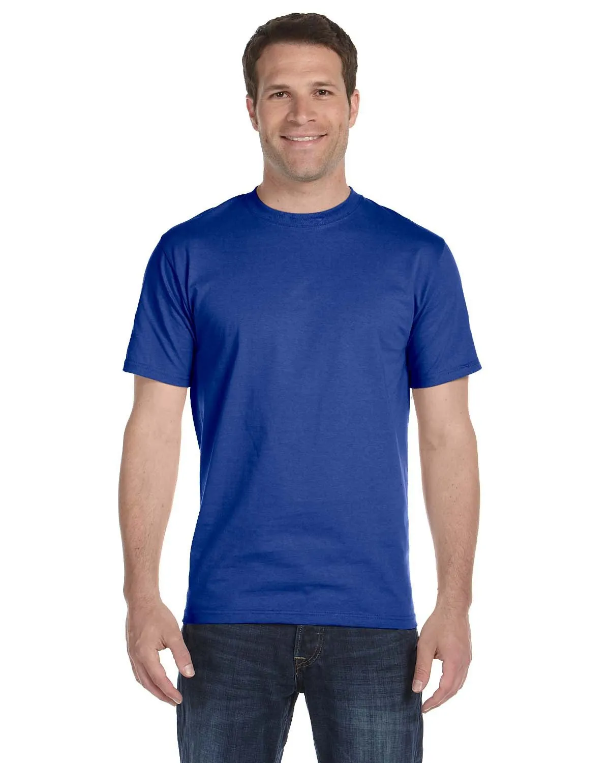 Hanes 518T T-shirt homme grand format épais