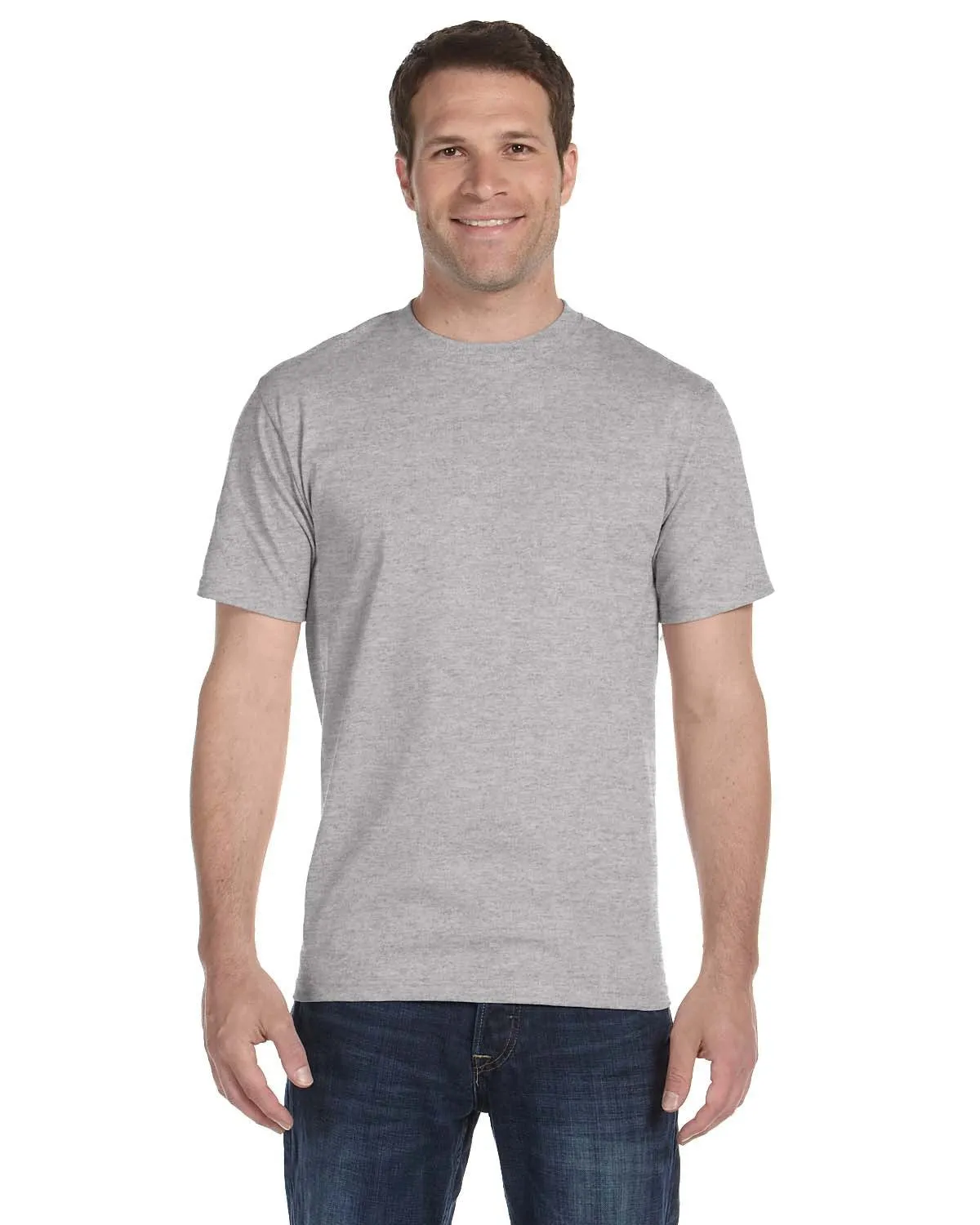 Hanes 518T T-shirt homme grand format épais