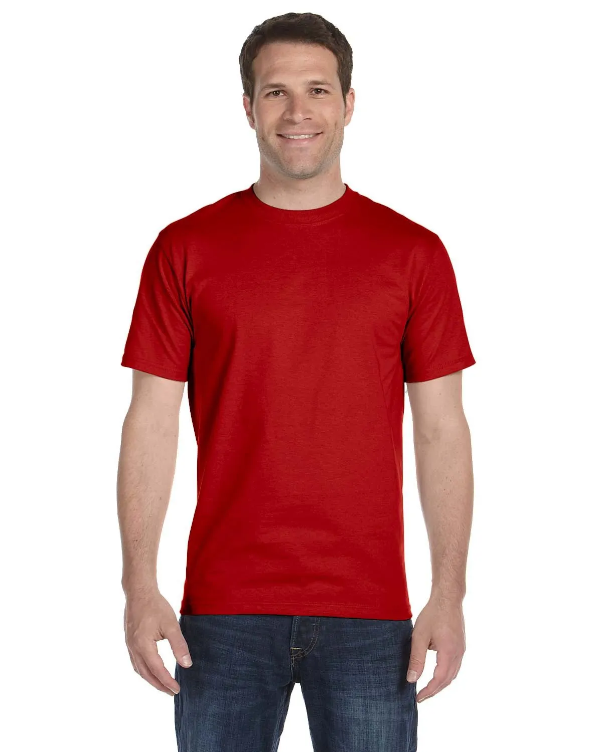 Hanes 518T T-shirt homme grand format épais
