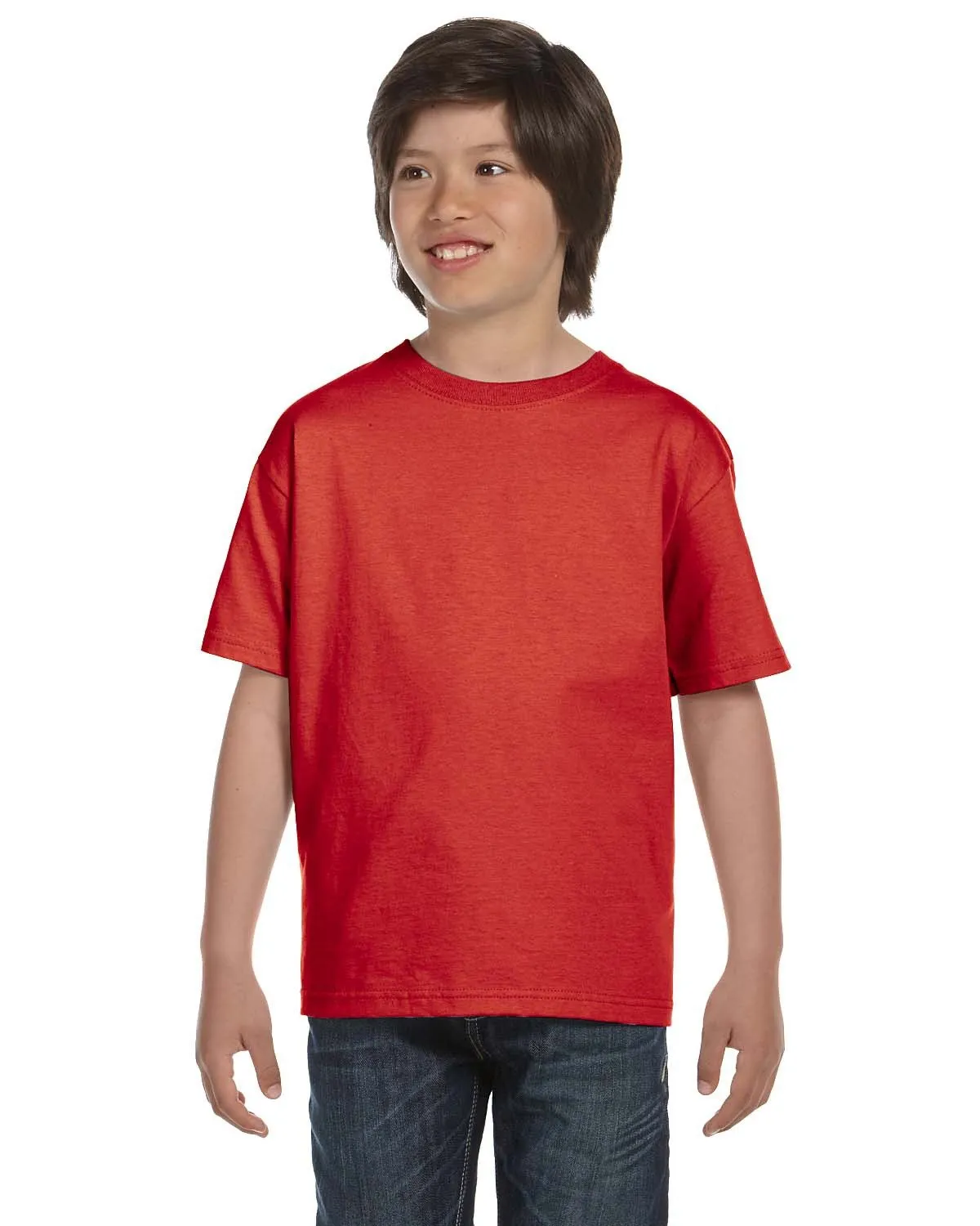 Hanes 5480 T-shirt en coton Comfortsoft pour jeunes