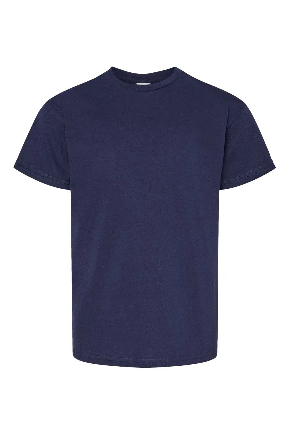 Hanes Youth T-shirt à manches courtes et col rond ComfortSoft - Bleu marine sportif