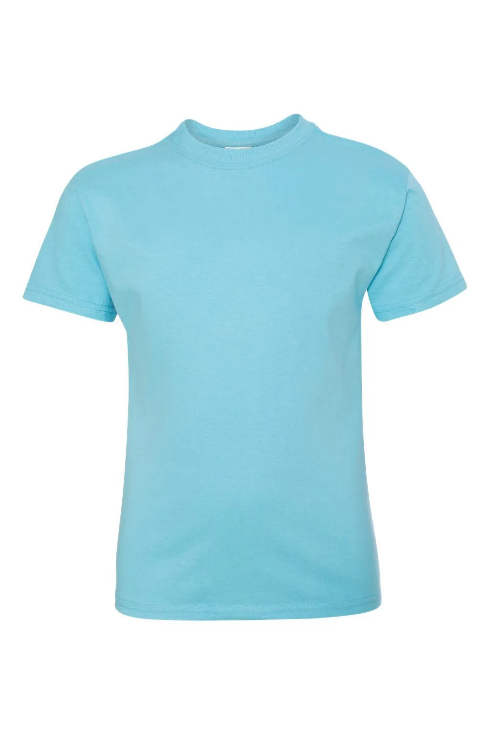 Hanes Youth T-shirt à manches courtes et col rond ComfortSoft - Bleu Horizon