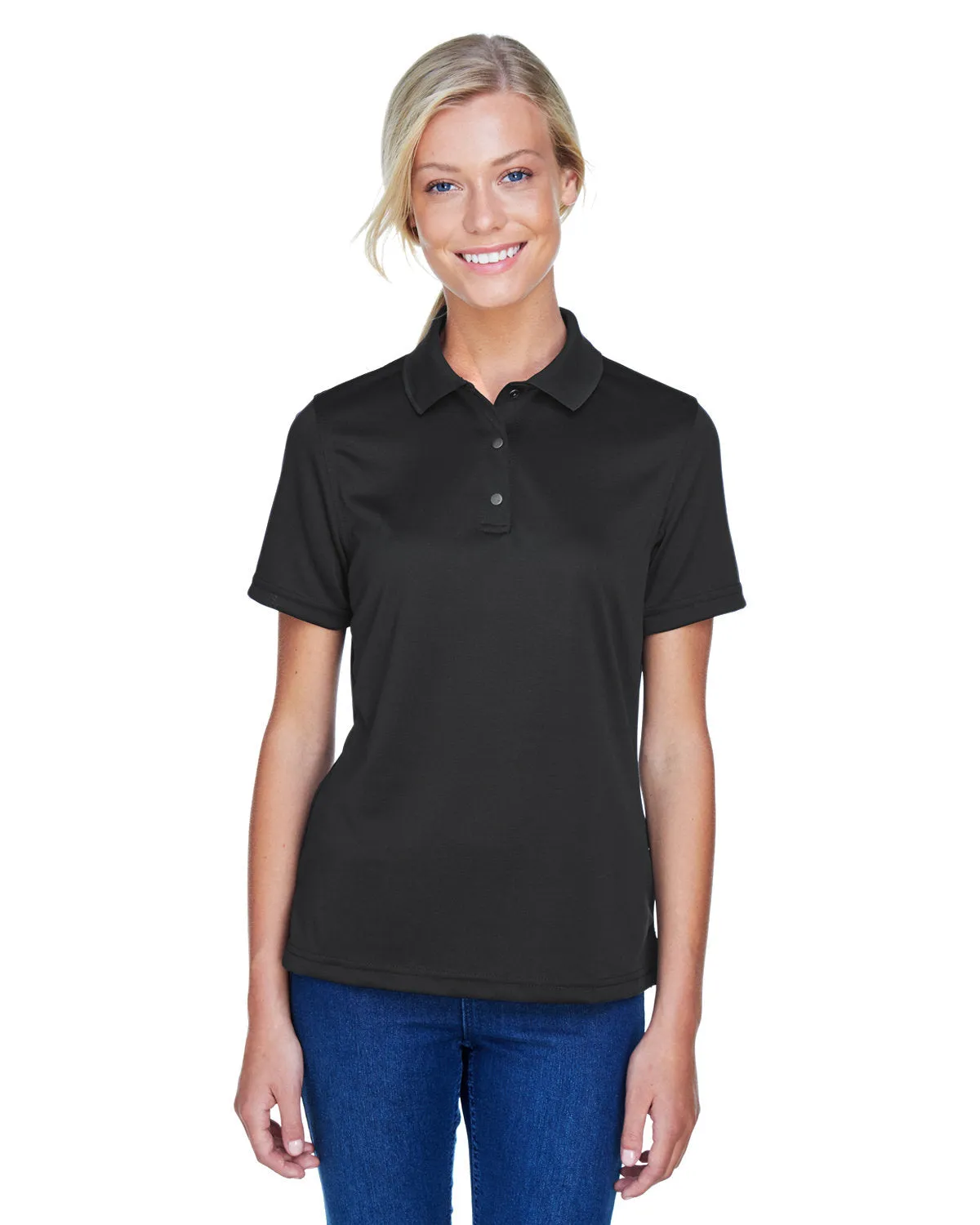 Polo Femme Harriton M345W Advantage Snag Protection Plus avec Plaque Boutonnée IL